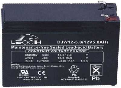 Leoch DJW 12-5,0 Аккумуляторы фото, изображение